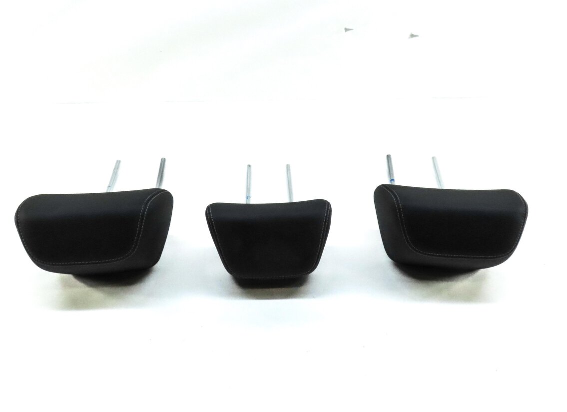 Thumbnail 4: 10-16 E-CLASS W212 SEDAN WAGON REAR LEFT RIGHT CENTER SEAT HEADREST SET3 (BLACK)