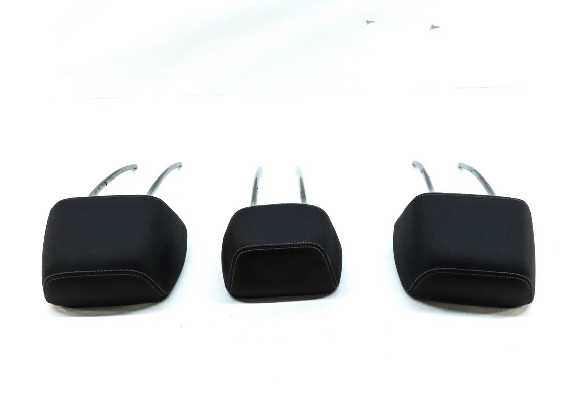 Thumbnail 5: 10-16 E-CLASS W212 SEDAN WAGON REAR LEFT RIGHT CENTER SEAT HEADREST SET3 (BLACK)