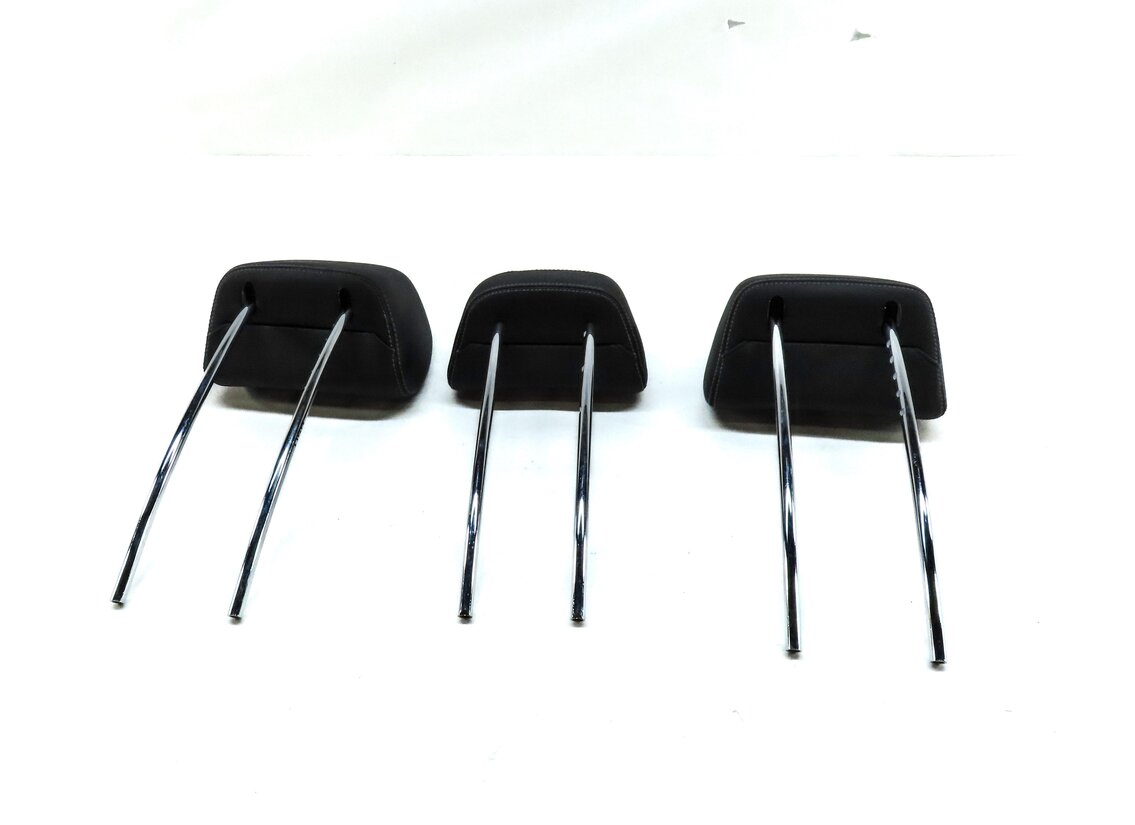 Thumbnail 6: 10-16 E-CLASS W212 SEDAN WAGON REAR LEFT RIGHT CENTER SEAT HEADREST SET3 (BLACK)