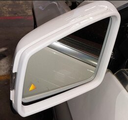 Thumbnail 3: 14 E CLASS SEDAN WAGON W212 LEFT DOOR MIRROR HEAT MEM AUTODIM BLIND CAMERA WHITE