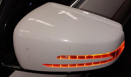 Thumbnail 4: 14 E CLASS SEDAN WAGON W212 LEFT DOOR MIRROR HEAT MEM AUTODIM BLIND CAMERA WHITE