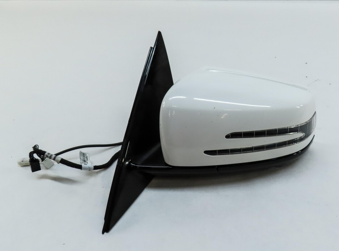 Thumbnail 7: 14 E CLASS SEDAN WAGON W212 LEFT DOOR MIRROR HEAT MEM AUTODIM BLIND CAMERA WHITE