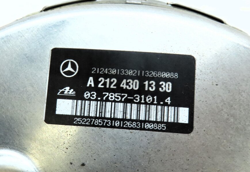 Thumbnail 6: 14-18 MERCEDES E CLS SEDAN WAGON W212 W218 POWER BRAKE BOOSTER & MASTER CYLINDER