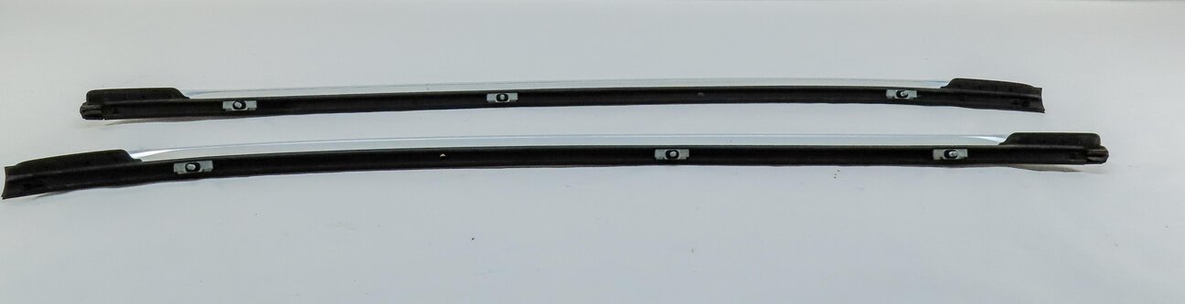 Thumbnail 4: 2013 BMW X1 (E84) LEFT & RIGHT ROOF RACK RAIL SET 2 (SILVER) (FRONT TO BACK)