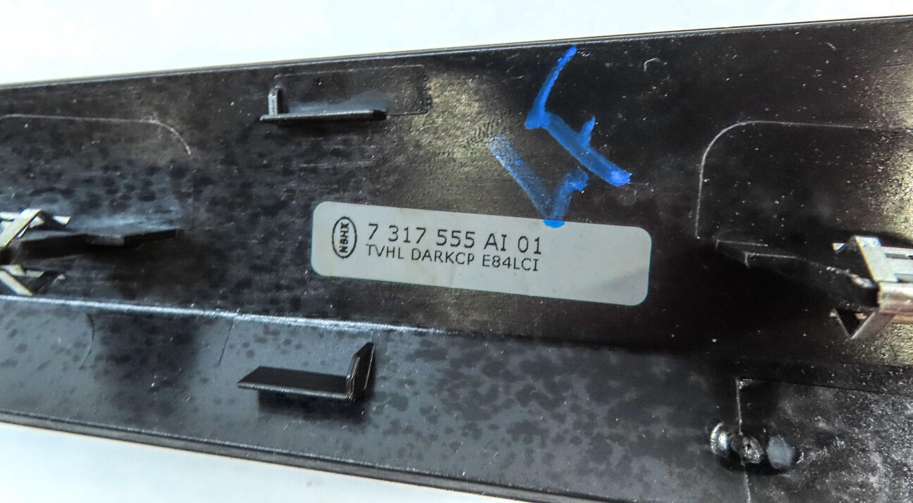 Thumbnail 22: 13 BMW X1 E84 FRONT REAR LEFT RIGHT DOOR DASH CONSOLE TRIM SET6 DARK COPPER WOOD