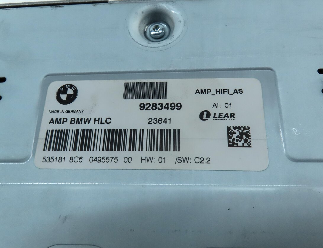 Thumbnail 5: 2013 BMW X1 (E84) RADIO STEREO SPEAKER LEAR HIFI AMPLIFIER AMP 65129283499