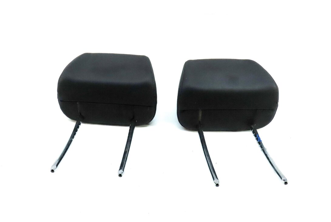 Thumbnail 2: 2013-2015 BMW X1 (E84) FRONT LEFT & RIGHT SEAT HEADREST SET 2 (BLACK SENSATEC)