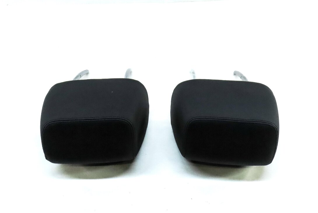 Thumbnail 4: 2013-2015 BMW X1 (E84) FRONT LEFT & RIGHT SEAT HEADREST SET 2 (BLACK SENSATEC)