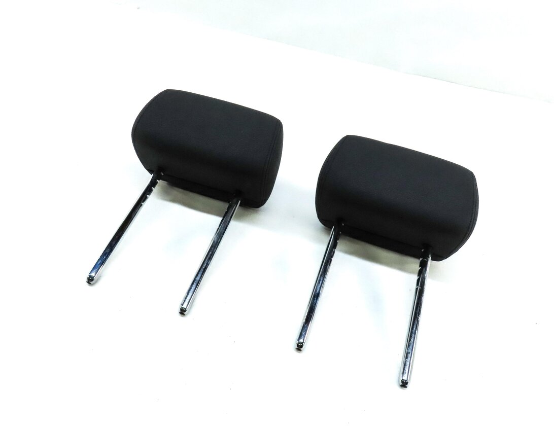 13-15 BMW X1 (E84) REAR 2ND ROW LEFT & RIGHT SEAT HEADREST SET (BLACK SENSATEC)