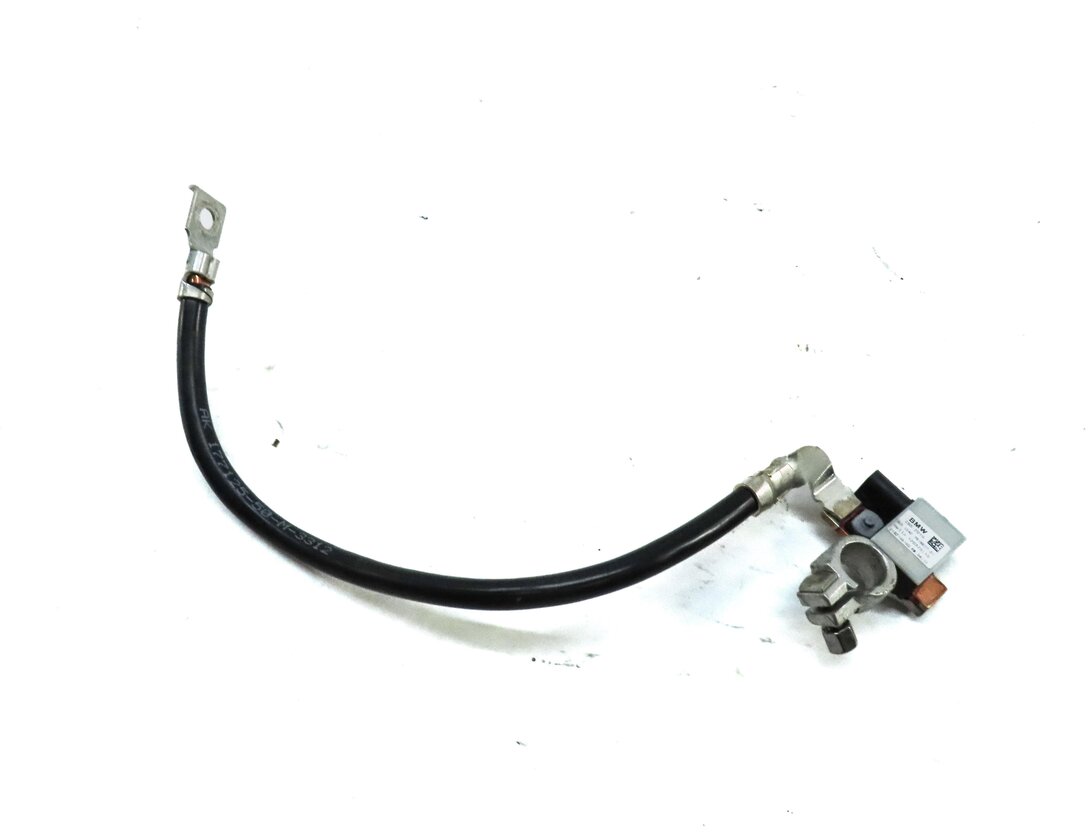 Thumbnail 2: 2013 BMW X1 E84 NEGATIVE BATTERY CABLE w/ INTELLIGENT BATTERY SYSTEM IBS MODULE