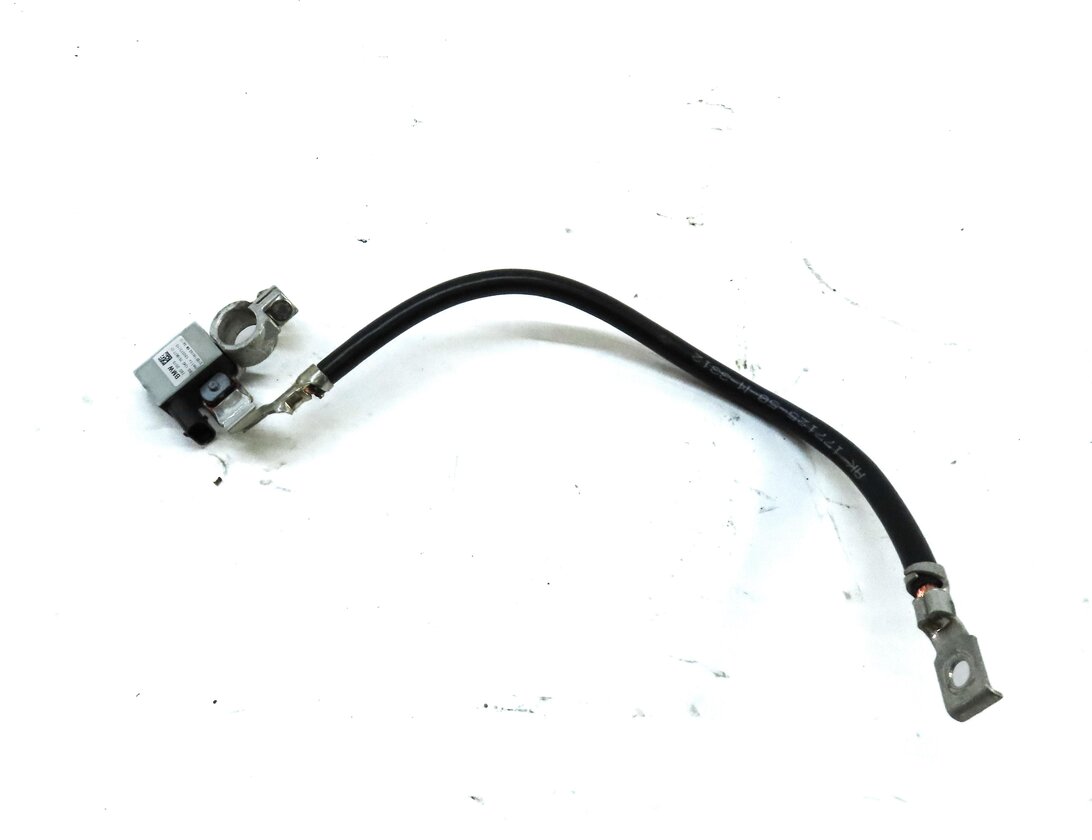 Thumbnail 3: 2013 BMW X1 E84 NEGATIVE BATTERY CABLE w/ INTELLIGENT BATTERY SYSTEM IBS MODULE
