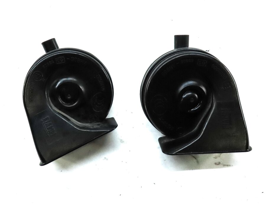 Thumbnail 2: 06-15 BMW 3-SERIES X1 (E84 E90 E91 E92 E93) HIGH & LOW TONE SAFETY HORN SET-2