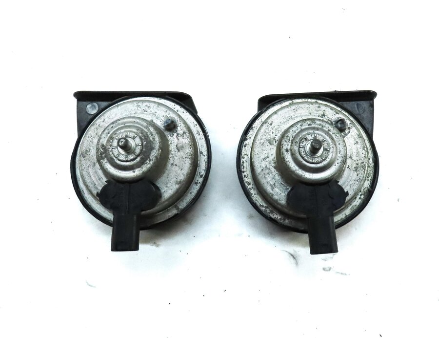 Thumbnail 4: 06-15 BMW 3-SERIES X1 (E84 E90 E91 E92 E93) HIGH & LOW TONE SAFETY HORN SET-2