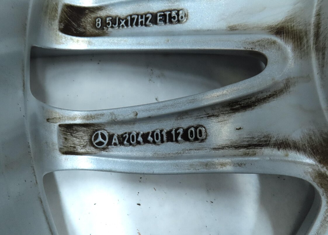 Thumbnail 12: 12-14 MERCEDES BENZ C250 C300 C350 (W204) 17x8.5 - 10-SPOKE ALUMINUM WHEEL RIM