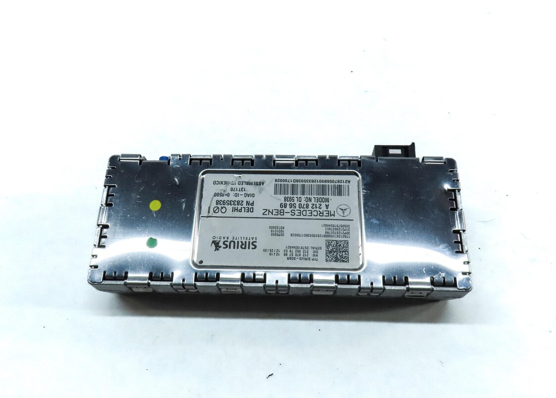 Thumbnail 3: 2014 MERCEDES C300 (W204) SIRIUS SATELLITE RADIO RECEIVER CONTROL MODULE
