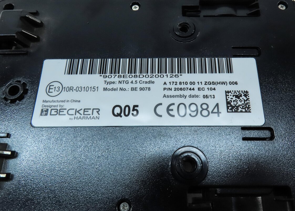 Thumbnail 5: 2014 MERCEDES C300 (W204) MAP PILOT NAVIGATION MODULE 1728100011