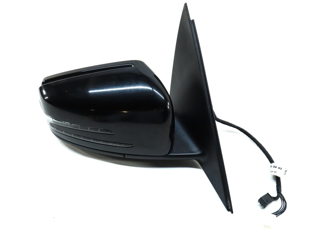 Thumbnail 5: 12-14 MERCEDES C CLASS (W204) RIGHT DOOR MIRROR HEATED MEMORY AUTODIM (BLACK)