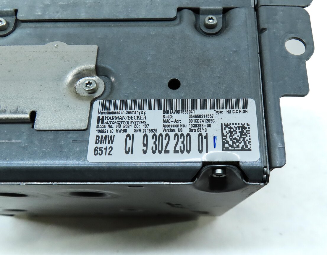 Thumbnail 6: 2012-2013 BMW 320i 328i 335i (F30) AM/FM RADIO STEREO CD PLAYER TUNER RECEIVER
