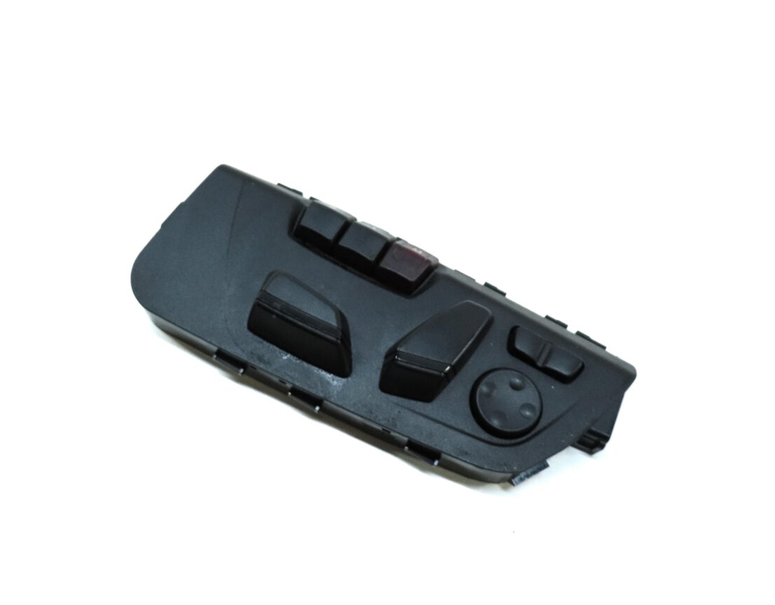 2013 BMW 335i SEDAN (F30) FRONT LEFT DRIVER SEAT ADJUST SWITCH w/ LUMBAR (BLACK)