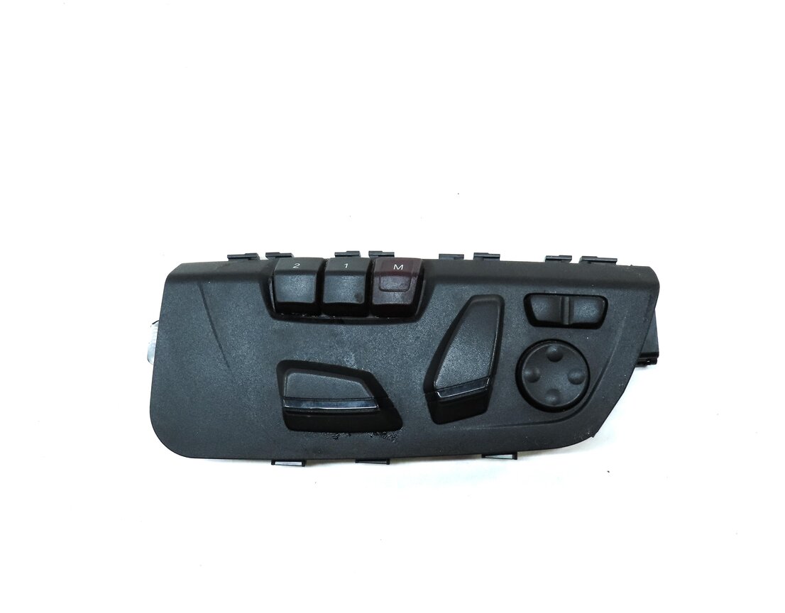 Thumbnail 2: 2013 BMW 335i SEDAN (F30) FRONT LEFT DRIVER SEAT ADJUST SWITCH w/ LUMBAR (BLACK)