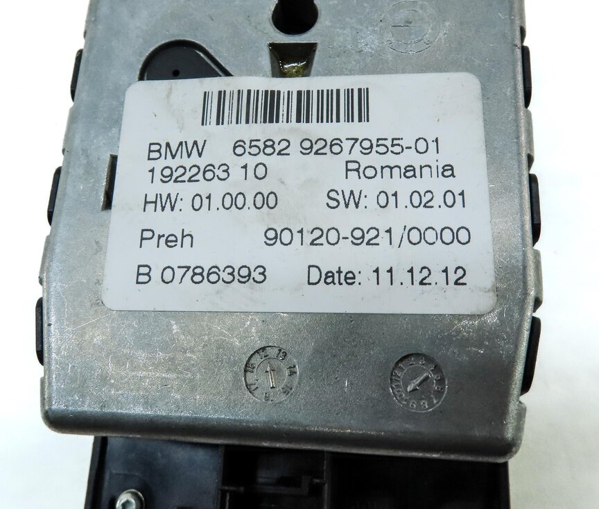 Thumbnail 6: 2013 BMW 335i SEDAN F30 iDRIVE MEDIA NAVIGATION RADIO CONTROL KNOB BUTTON PANEL