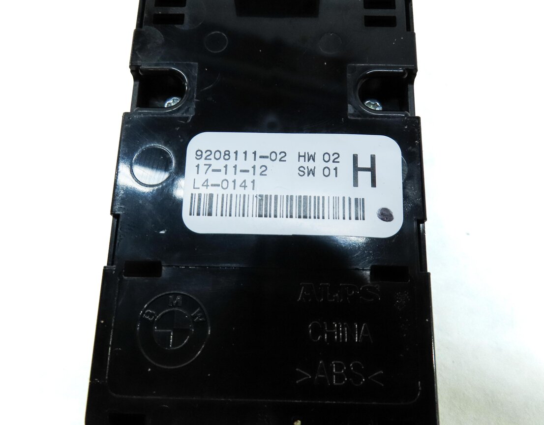 Thumbnail 5: 12-19 BMW 3 4 M3 X3 X4 SERIES FRONT LEFT DRIVER WINDOW SWITCH P-FOLD (BLACK)
