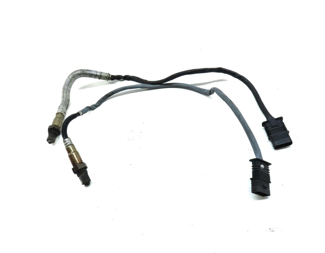Thumbnail 2: 2013 BMW 335i SEDAN F30 3.0L TURBO N55 ENGINE PRE POST CAT O2 OXYGEN SENSOR SET2