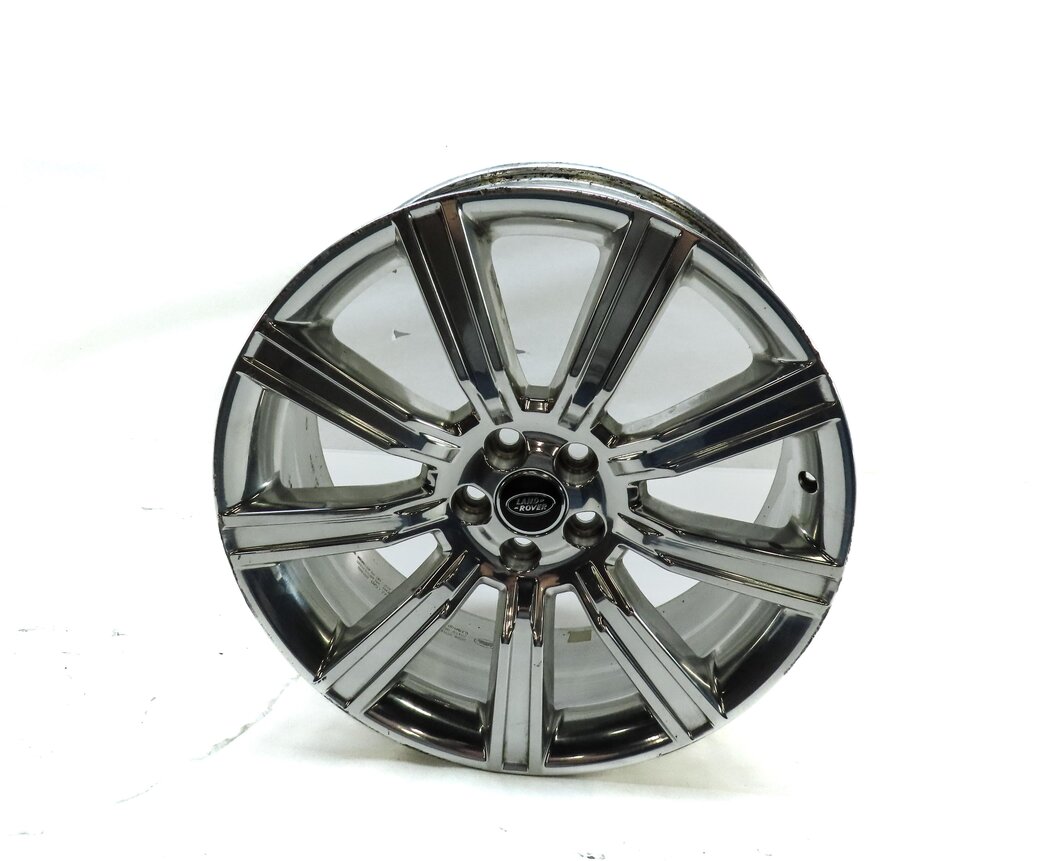 Thumbnail 2: 2012-2019 RANGE ROVER EVOQUE (L538) 20x8 POLISHED ALLOY 9 SPOKE TIRE WHEEL RIM