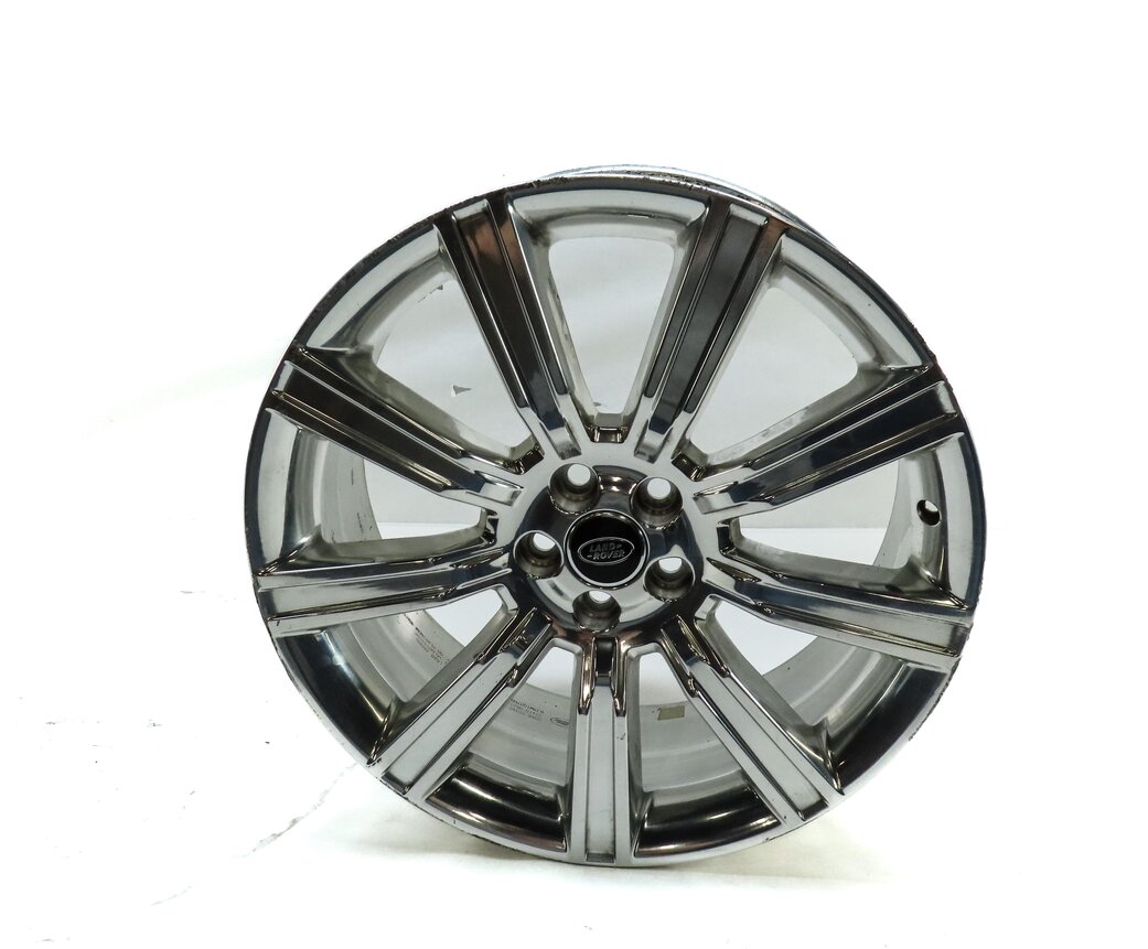 Thumbnail 3: 2012-2019 RANGE ROVER EVOQUE (L538) 20x8 POLISHED ALLOY 9 SPOKE TIRE WHEEL RIM