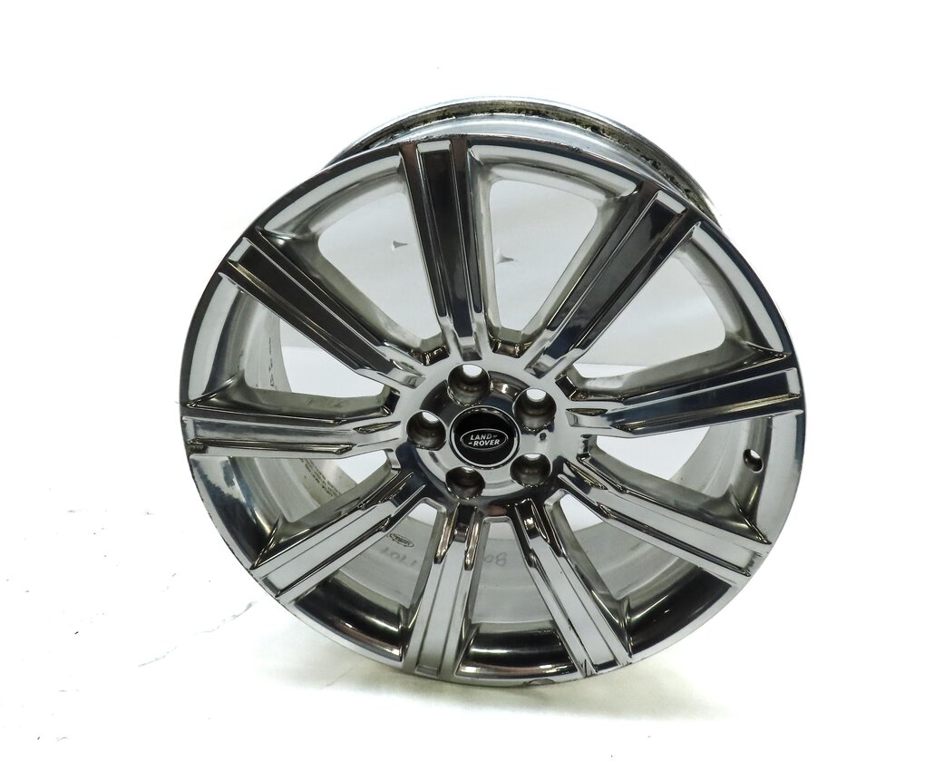 Thumbnail 2: 2012-2019 RANGE ROVER EVOQUE (L538) 20x8 POLISHED ALLOY 9 SPOKE TIRE WHEEL RIM