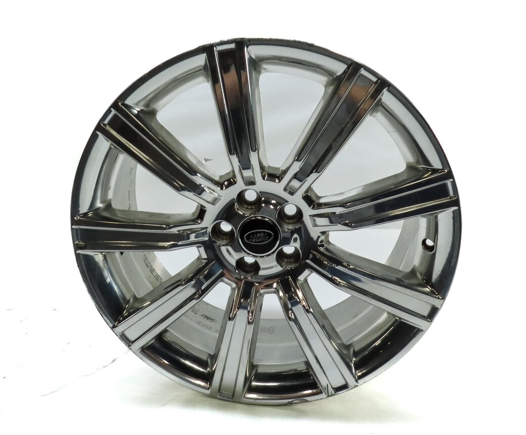 Thumbnail 3: 2012-2019 RANGE ROVER EVOQUE (L538) 20x8 POLISHED ALLOY 9 SPOKE TIRE WHEEL RIM