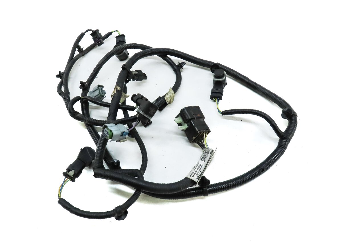 Thumbnail 3: 2016 RANGE ROVER EVOQUE (L538) REAR PARK ASSIST PDC SENSOR SET4 BLACK & HARNESS