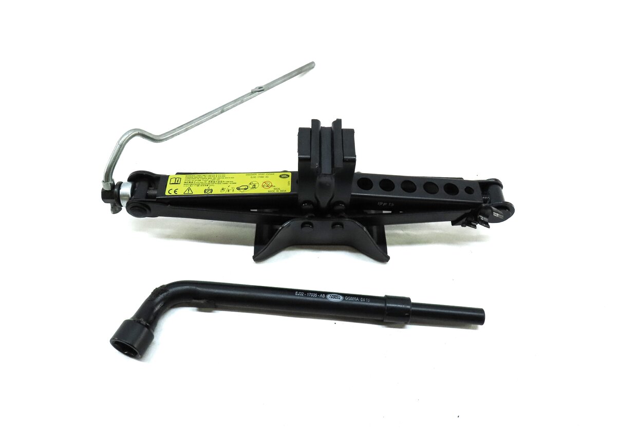 Thumbnail 2: 12-19 RANGE ROVER EVOQUE (L538) EMERGENCY SPARE TIRE SCISSOR JACK & LUG WRENCH