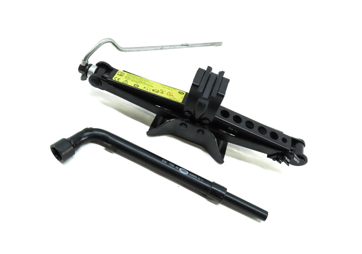 Thumbnail 3: 12-19 RANGE ROVER EVOQUE (L538) EMERGENCY SPARE TIRE SCISSOR JACK & LUG WRENCH