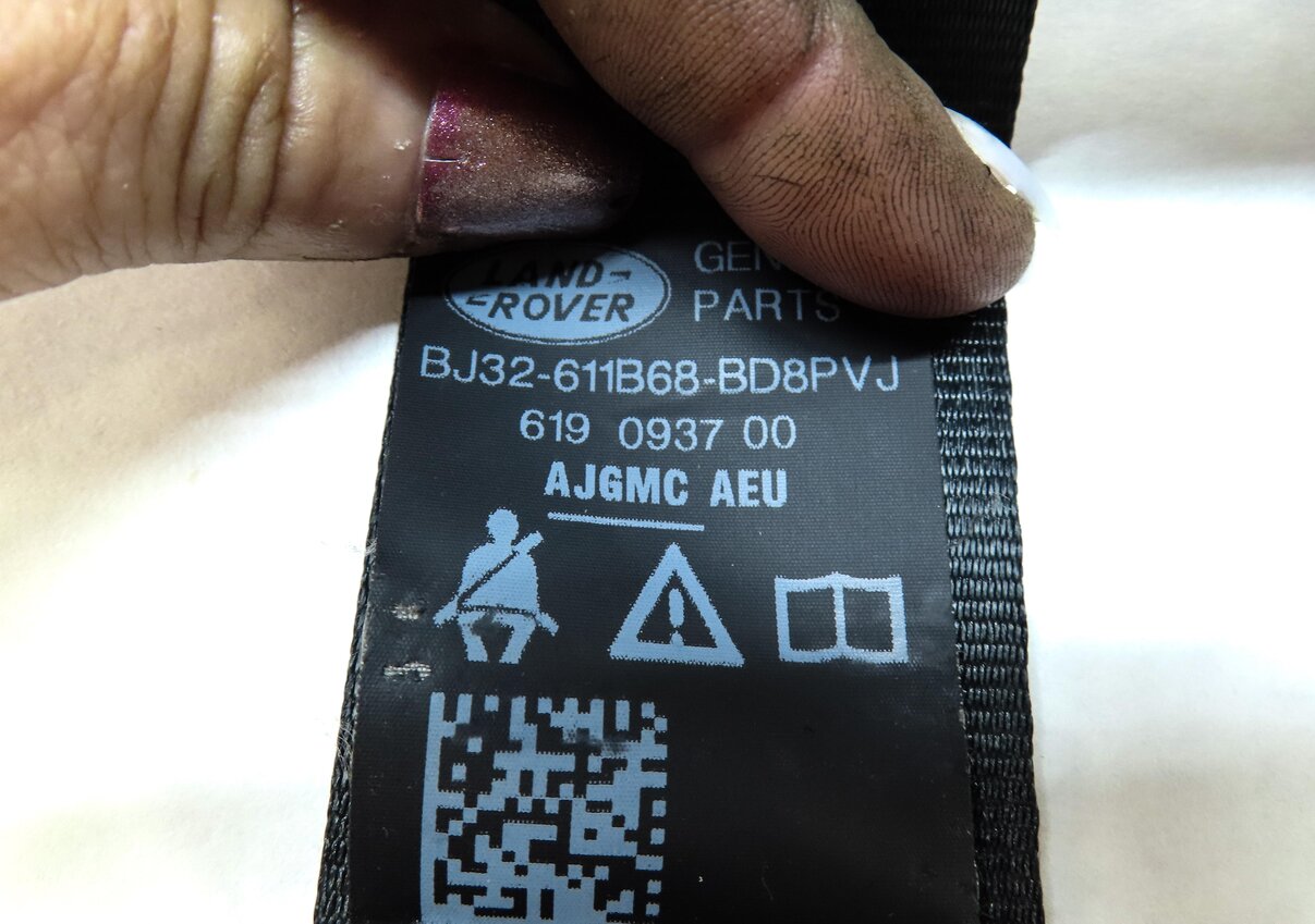 Thumbnail 5: 2016 LAND RANGE ROVER EVOQUE (L538) REAR LEFT SEATBELT SEAT BELT RETRACTOR BLACK