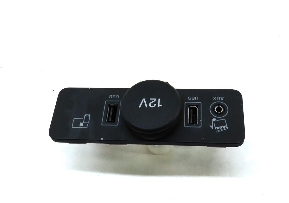 Thumbnail 3: 2016 LAND RANGE ROVER EVOQUE (L538) AUXILIARY AUX USB JACK INPUT PLUG PANEL