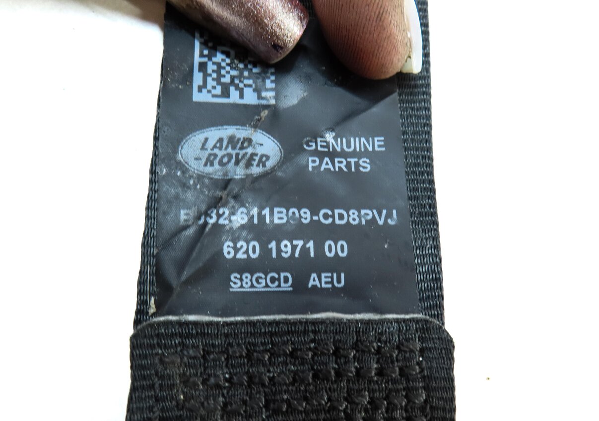 Thumbnail 5: 2012-2018 RANGE ROVER EVOQUE (L538) LEFT FRONT DRIVER SEATBELT RETRACTOR (BLACK)