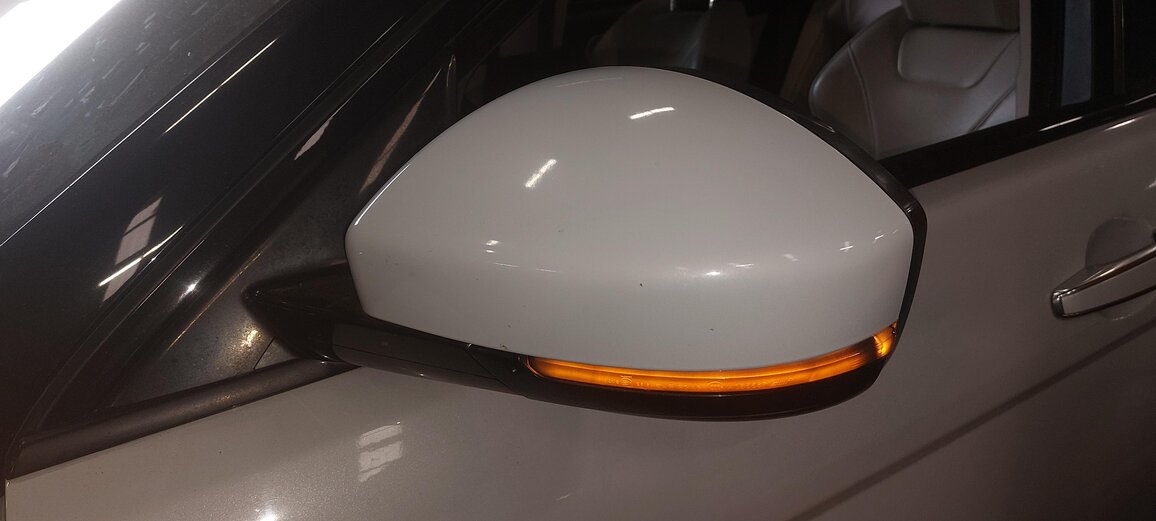 Thumbnail 2: 14-17 RANGE ROVER EVOQUE (L538) LEFT PFOLD HEAT BLIND SPOT DOOR MIRROR (WHITE)