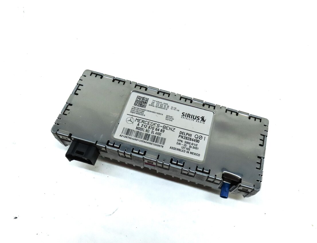 2010-2016 MERCEDES B C E ML SL CLS (W204 W166 W212 X204) SIRIUS SATELLITE MODULE