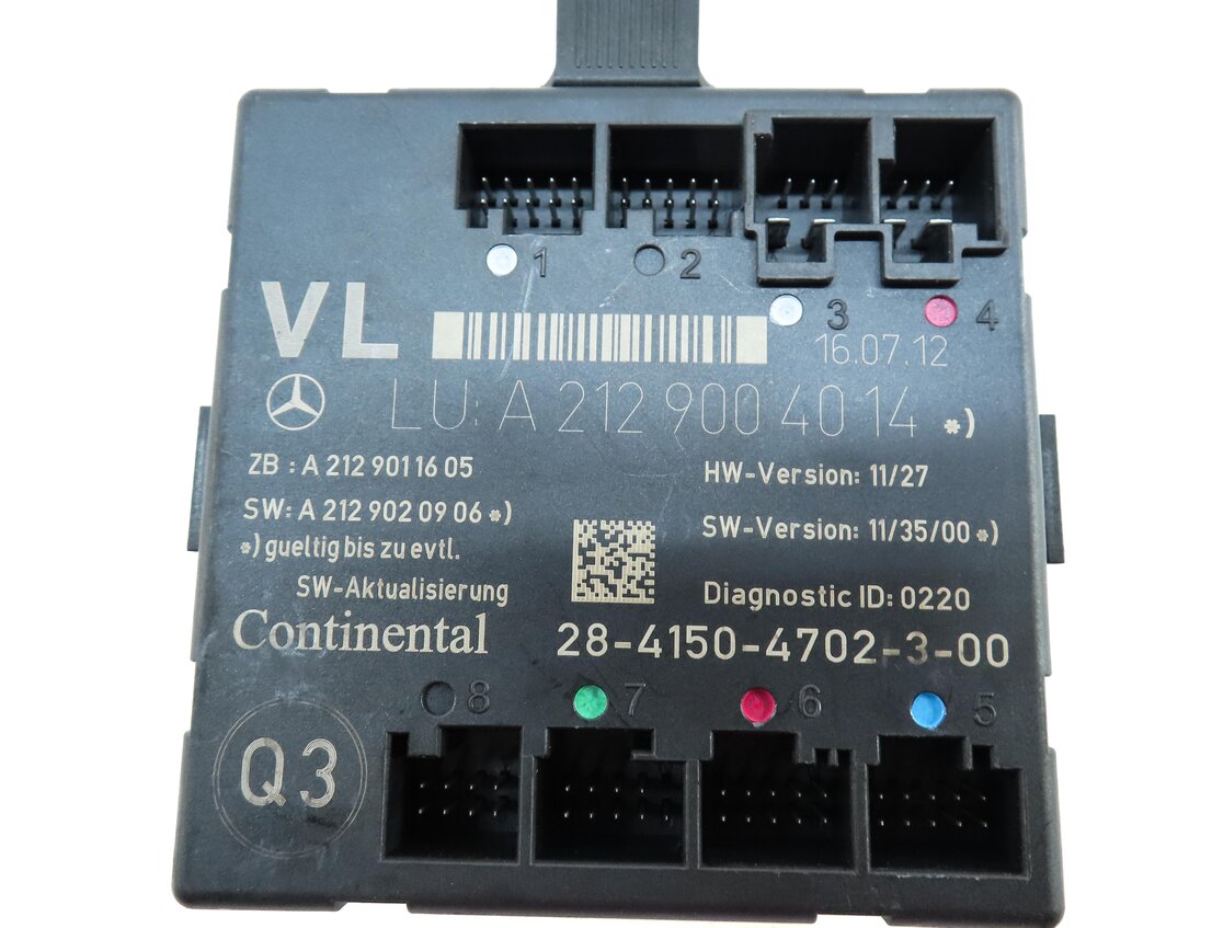 Thumbnail 4: 12-16 MERCEDES C E GLK CLS SLK (W204 W207 W212 W218) DRIVER DOOR CONTROL MODULE