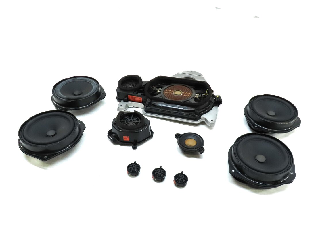 Thumbnail 1: 2013 MERCEDES E-CLASS COUPE (W207) WOOFER MIDRANGE TWEETER LOGIC 7 SPEAKER SET10