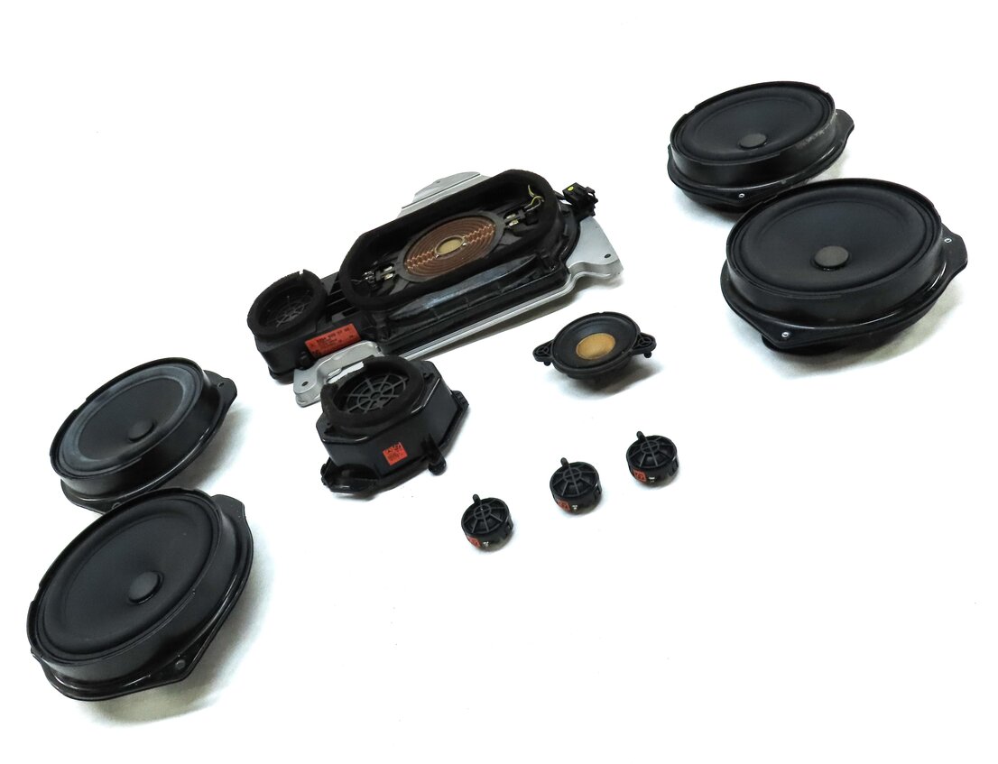 Thumbnail 3: 2013 MERCEDES E-CLASS COUPE (W207) WOOFER MIDRANGE TWEETER LOGIC 7 SPEAKER SET10