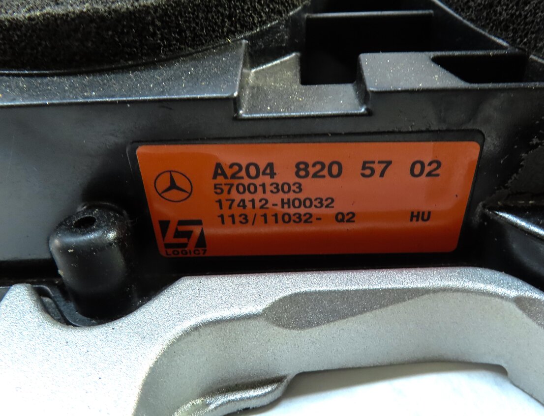 Thumbnail 9: 2013 MERCEDES E-CLASS COUPE (W207) WOOFER MIDRANGE TWEETER LOGIC 7 SPEAKER SET10