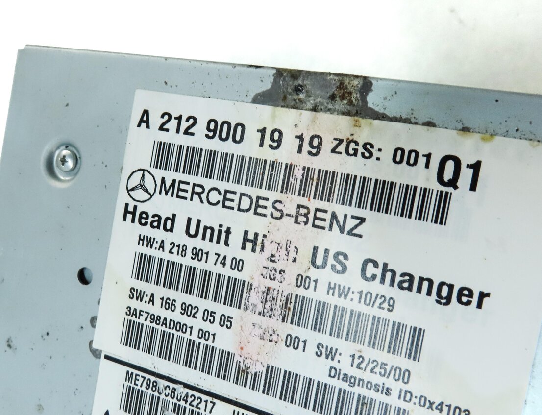 Thumbnail 7: 2013 MERCEDES E CLS CLASS (W207 W212 W218) RADIO PHONE COMMAND STEREO HEAD UNIT