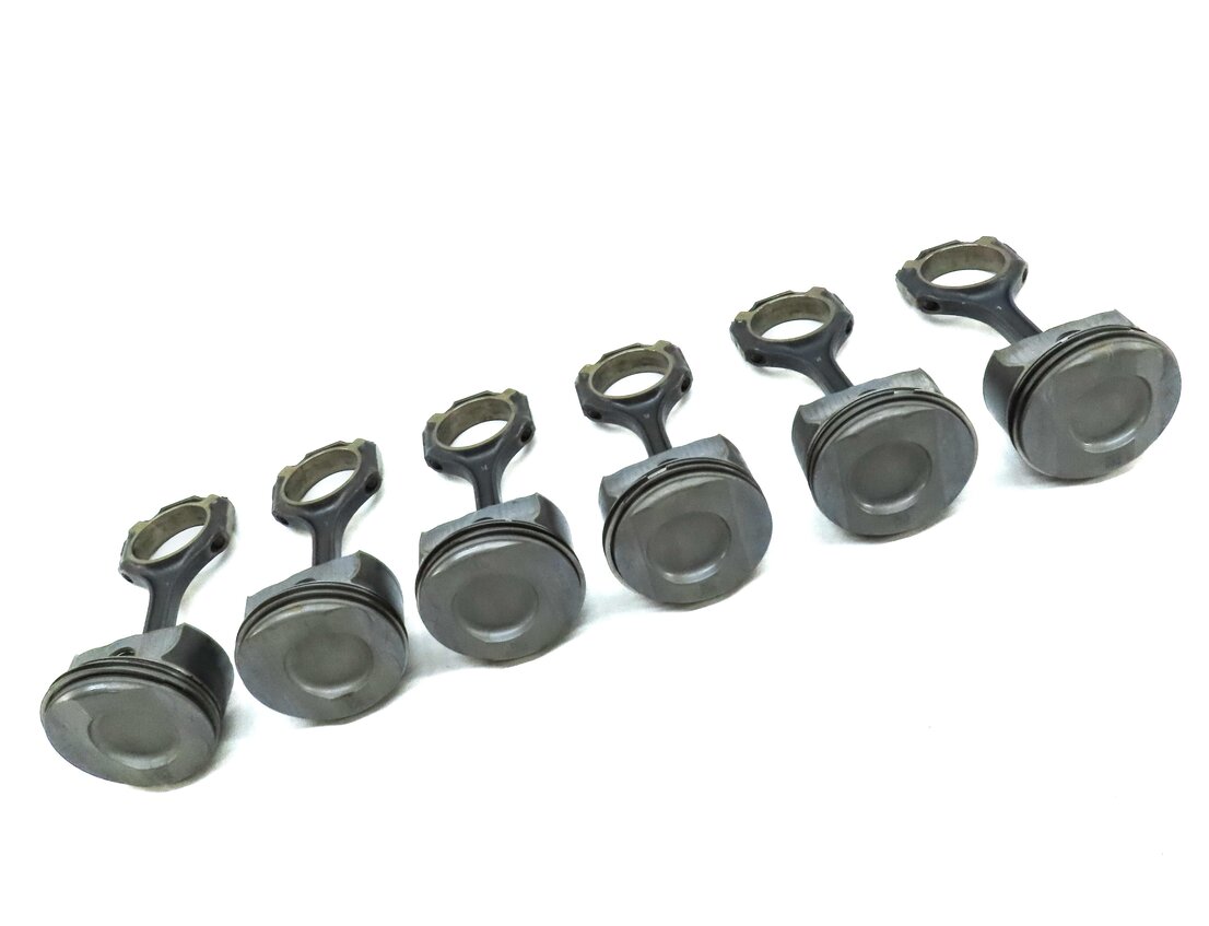 Thumbnail 4: 12-18 MERCEDES C300 C350 E350 GLE350 GLK350 ML350 SLK350 SLK350 3.5L PISTON SET6