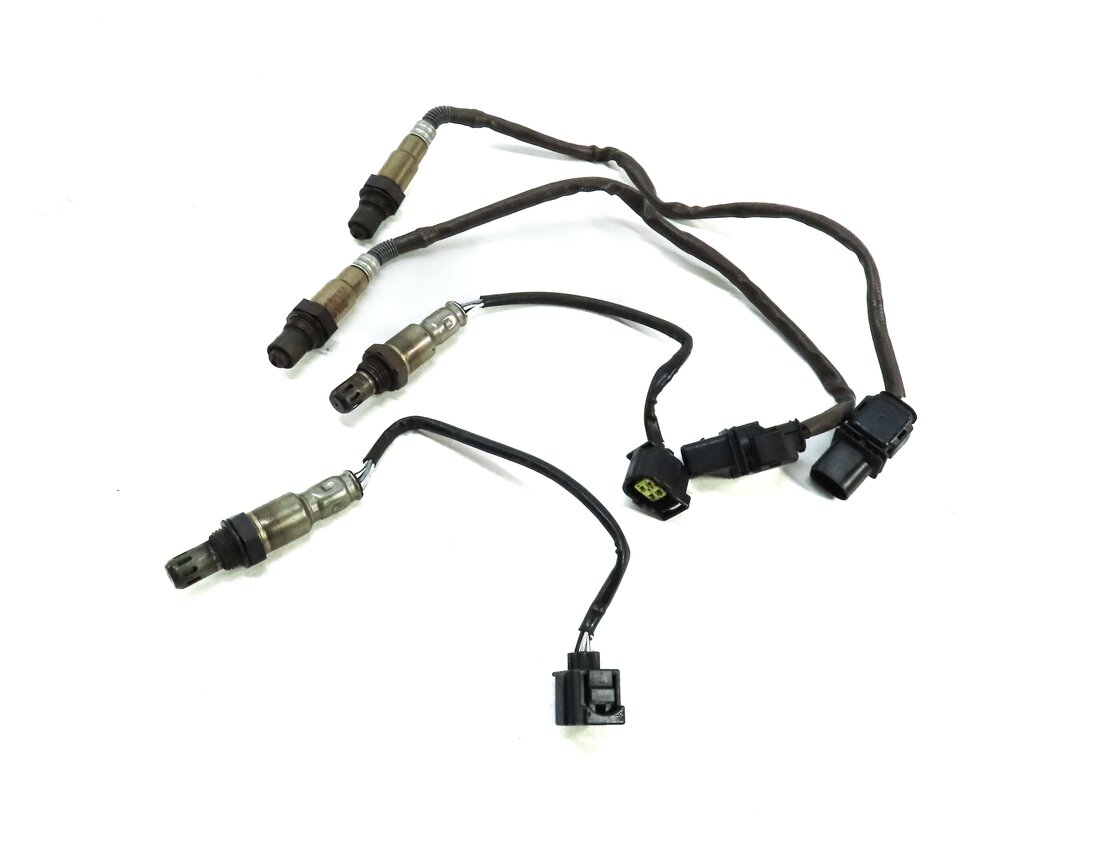 2013 MERCEDES E-CLASS COUPE (W207) 3.5L M276 ENGINE O2 OXYGEN SENSOR SET 4