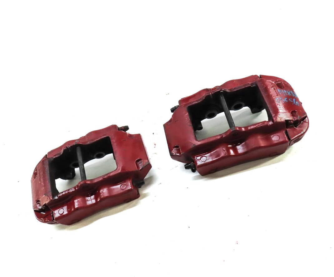Thumbnail 3: 04-15 VW TOUAREG AUDI Q7 (4L) REAR LEFT & RIGHT DISC BRAKE CALIPER SET-2 BREMBO