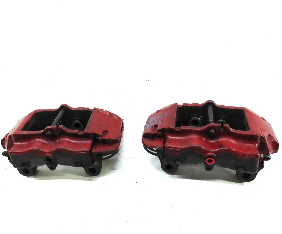 Thumbnail 4: 04-15 VW TOUAREG AUDI Q7 (4L) REAR LEFT & RIGHT DISC BRAKE CALIPER SET-2 BREMBO