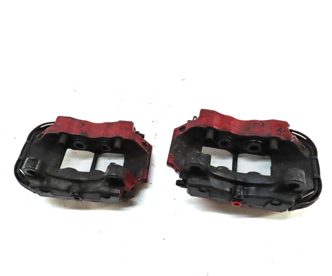 Thumbnail 6: 04-15 VW TOUAREG AUDI Q7 (4L) REAR LEFT & RIGHT DISC BRAKE CALIPER SET-2 BREMBO