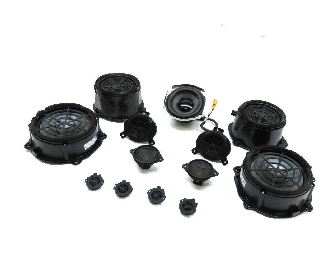 2010 AUDI Q7 (4L) RADIO STEREO BOSE AUDIO SUB SUBWOOFER TWEETER SPEAKER SET-13